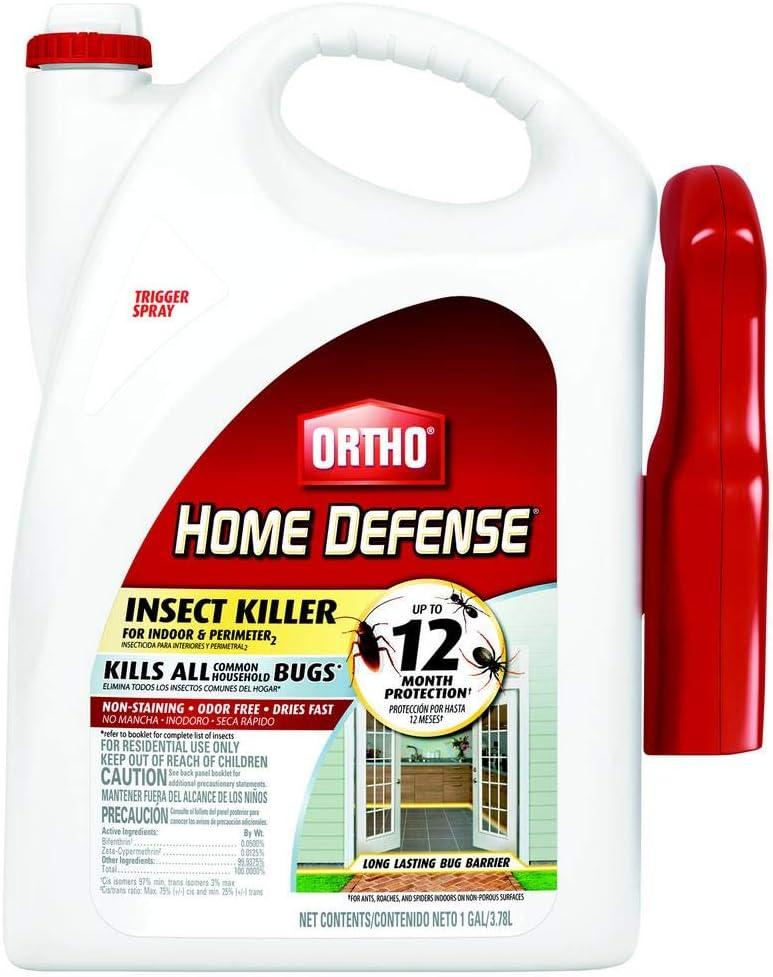 Ortho 0196710 Home Defense MAX Insect Killer Spray for Indoor and Home Perimeter, 1-Gallon (Ant, Roach, Spider, Stinkbug, Centipede Killer)