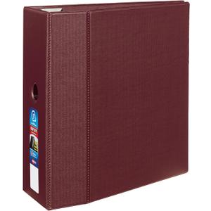 Avery Heavy-Duty 3 Ring Binder, 5 Inch One Touch EZD Rings, 2.3/4.8 Inch Spine, 1 Maroon Binder (79366)
