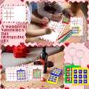 2 x Denylo pro 24 Sets Valentines Day Gifts Tic-Tac-Toe Keychain with Cards Tic Tac Toe Party Favors for Friends Valentines Day Gifts Party Favors