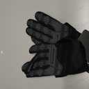 ROCKBROS Mountain Bike Gloves with Gel Pad Touch Screen Knuckle Protection for BMX MX ATV MTB Racing Black