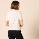 Amazon Essentials Women's Jersey Relaxed-Fit Short-Sleeve Crewneck Pocket T-Shirt, Pack of 2