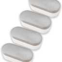 Toilet Seat Bumpers Bidet Attachment, Universal Lid Pads Accessories for Luxe, Kohler - Strong Adhesive Shims 4 PCS