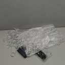 Solar Christmas Pathway Lights Outdoor Decorations, Solar Powered Snowflake Lights, Waterproof Xms Garden Stake Lights Outdoor Christmas Decorations for Patio Yard Porch Lawn, 4 Pack (White)