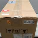 21" Push Lawn Sweeper with 103L Mesh Collection Hopper Bag,200L Leaf Bag, 4 Adjustable Height Spinning Brushes Quick Cleaning for Leaves and Grass, Grey