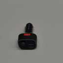 Syncwire Bluetooth 5.4 FM Transmitter Car Adapter 48W (PD 36W & 12W) [Light Switch] [HiFi Bass Sound] [Fast Charging] Wireless Radio Music Adapter LED Display Hands-Free Calling Support USB Drive (Black)