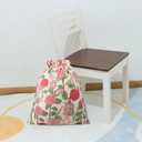 Drawstring Gift Bags,Extra Large 24"x 20" | Premium Canvas Storage Bags | Reusable Fabric | Perfect for Baby Showers,Birthday Parties | Rosy