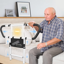 Bed Rails for Elderly Adults Safety: Adjustable Bedside Assist Rails with Storage Pockets, Non-Slip Handles, Items for Elderly Bed Rail, 400LB Gravity Capacity