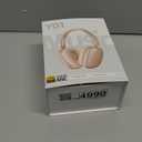 Wentronic Y01 Wireless Noise Canceling Headphones Bluetooth 5.3 Over Ear Headphones with Microphone, Hi-Res Audio, 48H Playtime, Foldable Comfortable Earpads,Compatible with iOS,Android,PC, Starlight