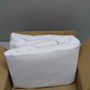 HolidayIdeas Fitted Table Covers for 6 Foot Tables - 72 x 30 Inch - 2 Pack Rectangle Table Clothes Versatile Fabric Table Cover for Folding Table, Parties, Holiday Dinner, Trade Show (White)