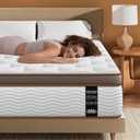 BedStory Full Size Mattress Medium Firm - 12 Inch Hybrid Mattress Full with 2.0mm Advanced Pocket Springs - Optimal Spine Alignment and Motion Isolation, CertiPUR-US Certified