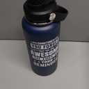 32 oz Water Bottle with Straw Lid & Spout Lid,Insulated Sports Water Bottle,Double Wall Vacuum Stainless Steel Cups,Leakproof Wide Mouth Metal Flask,Keeps Cold or Hot for Travel(Blue,1)