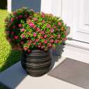 HERDUK Ceramic Pots for Plants with Drainage Hole, Planters for Indoor Outdoor Plants, 6.7 Inch Flower Pots for Plants Cactus, Aloe Vera, Fern