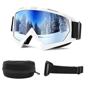 Braylin Adult Ski Goggles, 1-Pack Snowboard Goggles for Youth, Teens, Men & Women, Wide View Snowmobile Goggles