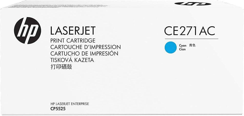 HP CE271AC Cyan Contract Toner Cartridge