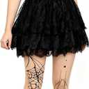 2 Pack Sparkly Fishnet Stockings for Women, Sexy High Waist Tights Rhinestone Fishnets Party Pantyhose (Spiderweb - Black and Nude)