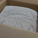 Whale Flotilla Queen Size Fuzzy Fleece Blanket for Bed, 90x90 Inch Fluffy Soft Jacquard Blankets for All Season, Lightweight and Cozy, Camel