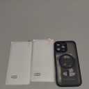 TOCOL Magnetic for 16 pro max Phone case, Upgraded Full Camera Protection, Compatible with Magsafe, 16FT Drop Protection, Translucent Matte Back Bumper Cover for 6.9-Inch Dark Blue