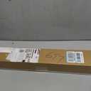 LazBlinds No-Drill Cordless Roman Shade - Light Filtering Natural Wood, Easy Install Bamboo Blind for Windows 30" W x 48" H, Malay Umber