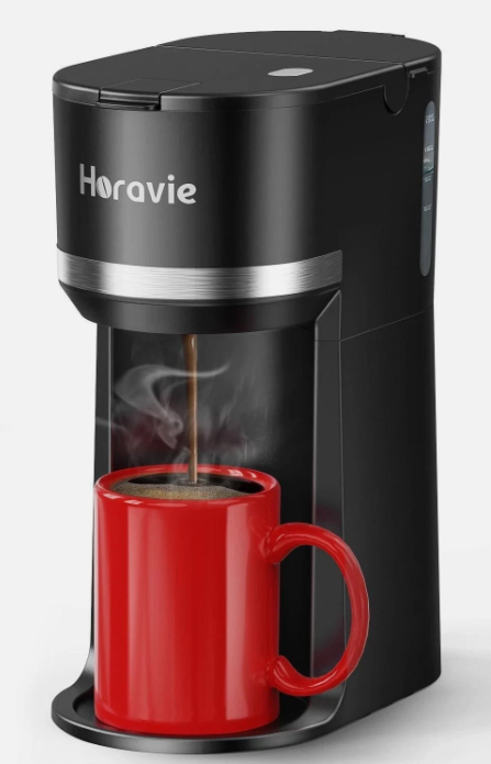 Horavie K1100 Mini Single Serve Coffee Maker for K Cup