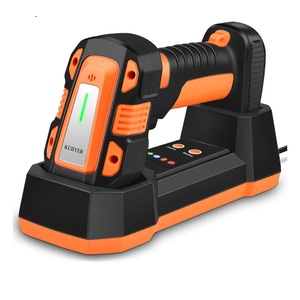 KUIIYER 1D QR 2D Industrial Barcode Scanner with Upgraded Charging Dock, Wireless Bluetooth Professional Bar Code Scanners, USB Plug & Play Handheld Barcode Reader for iPhone, Android, Computers & POS