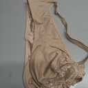 HACI Women's Front Closure Bra Underwire Unpadded Plus Size Full Coverage T-Shirt (Beige, 42C)