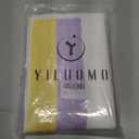 YiLUOMO Yellow Striped Pattern Hand Towels Set of 2 100% Cotton Highly Absorbent Soft Colorful Hand Towel for Bathroom 13 x 29 Inch