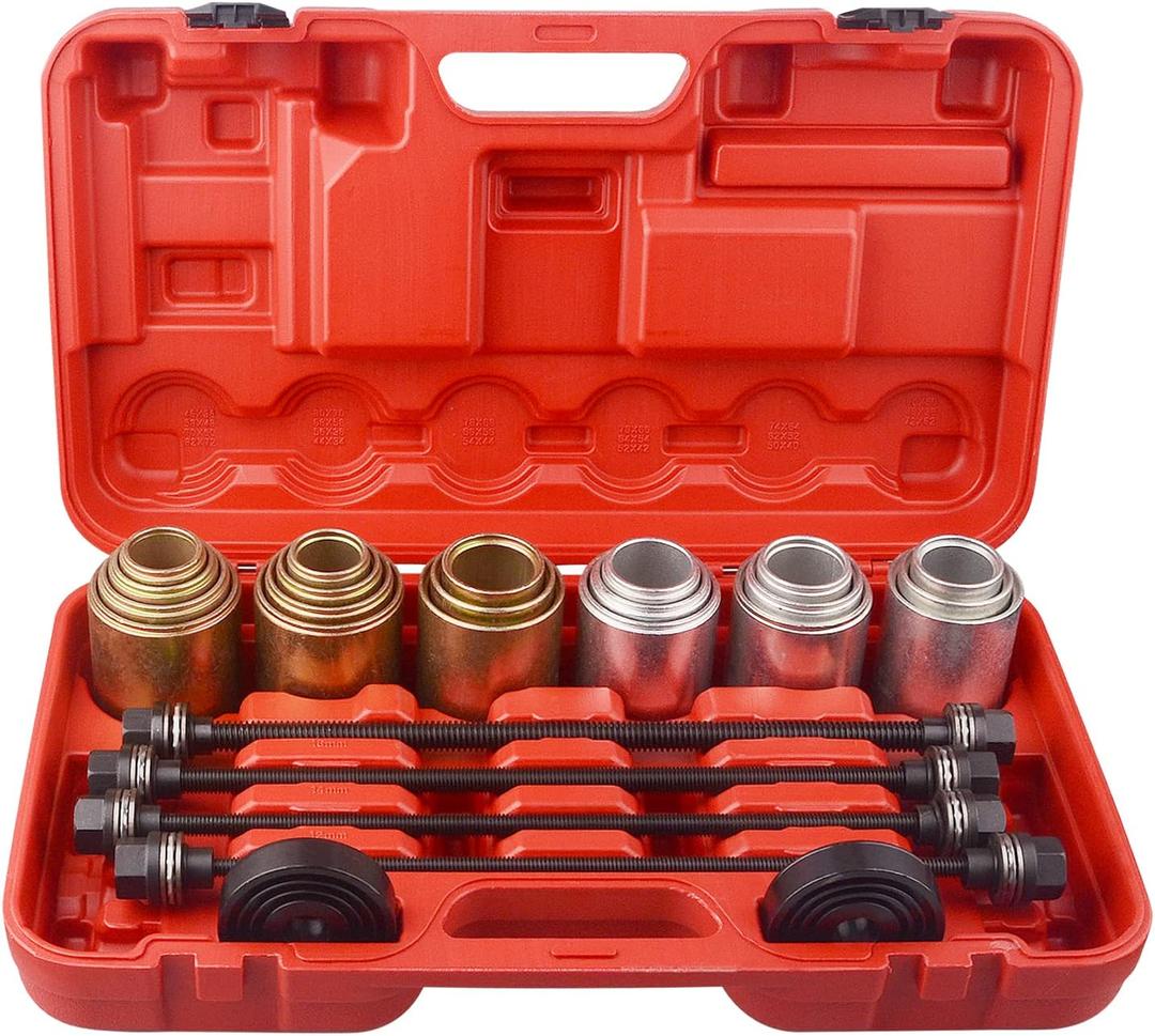 DAYUAN YT-1097 Universal Press and Pull Sleeve Remove Install Bushes Bearings Garage Tool Kit,Black