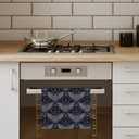 Bat Spider Gothic Kitchen Towels, Vintage Hand Towels for Bathroom, Dark Academia Witchy Dish Towels for Kitchen, Gothic Kitchen Bathroom Decor, 16x24 Inch