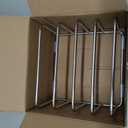 Cutting Board Holder Stand, Chopping Board Organizer Rack with 304 Stainless Steel, Cookie Sheet Storage Organizer, 1.0 & 1.2 Inch Wide Slots (1 Pack)