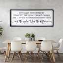 Serenity Prayer Rustic Bible Verse Framed Wall Art, 40''15'' Positive Religious Christian Saying Sign for God Jesus Christ Prayer, Vintage Horizontal Holy Inspirational Catholic Scripture Decor