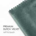 5 x Vitalizart Dusty Green Velvet Ribbon Set 3/8" x 15 Yd Wooden Spool Fabric Trim 3 Rolls * 5 Yd for Christmas Wreath Decoration Handmade Craft Ornaments Gift Wrapping & Bow Making