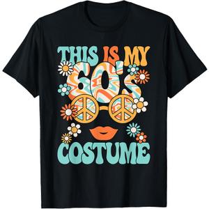 This Is My 60's Costume Women 1960s Party 60s Outfit Retro T-Shirt, S