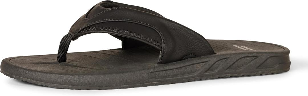 Amazon Essentials Men's Slip-on Flip Flop Comfort Sandals with Enhanced Grip, Cushioning