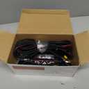 Wireless Baby Car Camera Monitor  4.3 Inch Display with 360 Rotating Rear Facing Car Seat Cameras, 1080P HD Night Vision IR-Cut, USB & Battery Powered Backseat Baby Monitor for Infant Toddler (Black)