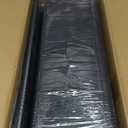 Utility Slim Storage Cart with Wheels, 4 Tier Small Rolling Cart with Wood Top, Metal Kitchen Bathroom Laundry Room Organization Trolley with Handle for Narrow Space  Black (7.1 inch wide)