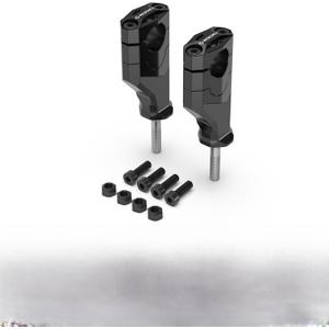 NICECNC Handlebar Height Extender Handlebar Lifter Compatible with Yamaha Tenere 700 /XTZ700 2019-2024, Tenere 700 Rally Edition 2020-2024, Tenere 700 World Raid 2022, CNC Handlebar Riser, Black