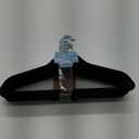 Whitmor Wooden Hangers, Premium Suit Hangers - Set of 20 - Durable & Slim Hanger - 360-Degree Rotatable Hook - Shoulder Grooves - Black