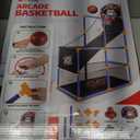 JOYIN Arcade Basketball Game Set with 4 Balls and Hoop for Kids 3 to 12 Years Old Indoor Outdoor Sport Play - Easy Set Up - Air Pump Included - Ideal for Competition