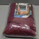 BONZER Waterproof Indoor/Outdoor Curtains for Patio Thick Privacy Grommet Curtains for Bedroom, Living Room, Porch, Pergola, Cabana, 1 Panel, 54W x 84L inch, Red