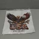 lndependence Day Decor 4th of July Window Clings with 250th Anniversary Eagle Design Patriotic Window Clings for Memorial Day Decor
