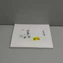 Tioncy 2 Pcs Drip Catcher Diatomite Faucet Mat for Kitchen(pre-made 3 Hole) Faucet Mat Splash Catcher Sink for Bathroom Sink(Round Hole,Dark Gray)