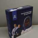 BOB AND BRAD Back Massager for Pain Relief Deep Tissue, FSA EZBack Pro Corded 4D Kneading Shiatsu Back Massager with Heat, HSA Eligible Up and Down Rolling Massage at Office Home, Gift for Man (Grey)