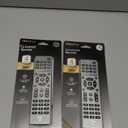 GE 4-Device Universal Remote Control, Designer Series, Brushed Nickel/Silver, 33709