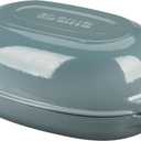 Enameled Cast Iron Oval Dutch Oven Pot with Lid, Dutch Oven for Sourdough Bread Baking, Bread Oven, Bread Dutch Oven, Oval Bread Pan, 5qt, Seasalt