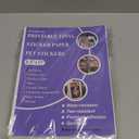 Sheets Printable Clear Sticker Paper for Inkjet Printer, Premium Vinyl Transparent Sticker Paper Waterproof, Dries Quickly, Vivid Colors, Tear Resistant, 8.5x11" Labels Great for Cutting Machines