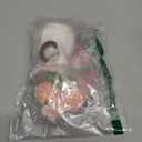 Handmade Crochet Flowers, 5 Inches Small Potted Plants, Knitted Desk Decorations for Home Office Decor (Forget-Me-Not)