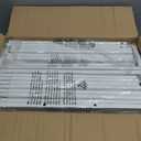 Yecaye 4 Pack Under Bed Storage with Wheels, Under Bed Storage Containers with Lids, Large Under Bed Rolling Storage with Clear Window & Label, Rolling Drawers for Clothes, Blankets, Books (Beige)