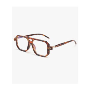 FEISEDY Reading Glasses Vintage Square Blue Light Blocking Glasses Women Men 70s Flat Aviator Glasses B0090