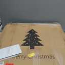 6 FT Pre-Lit Artificial Christmas Tree with 250 Warm White & Multi Lights - 1000 Branch Tips Hinged Spruce for Indoor Outdoor Home Christmas Decorations