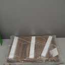 Large Acacia Wooden Serving Tray with Handles 20 x 14 inch Decorative Coffee Table Ottoman Tray for Living Room Extra Large for Kitchen Dinner Food Bar Breakfast in Bed (Color Natural)